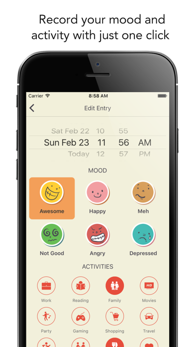 Emoly — Personal Mood Tracker screenshot 1
