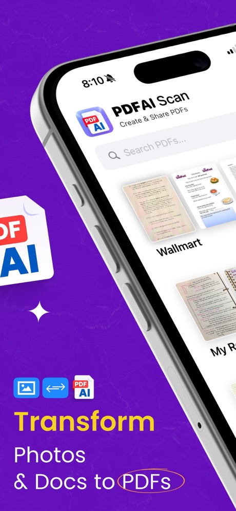 PDFAI Scan — Document Scanner screenshot 1